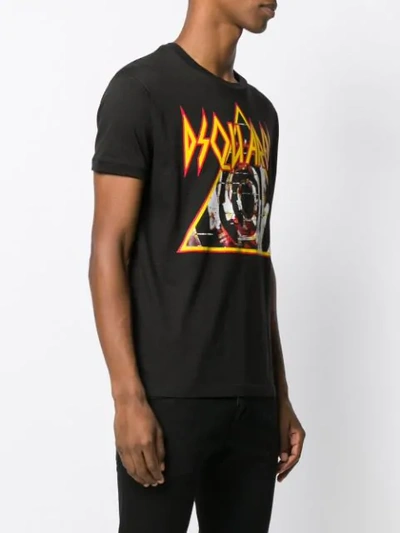 Dsquared2 Pyramid Logo T-shirt In Black