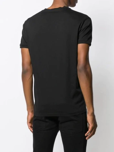 Dsquared2 Pyramid Logo T-shirt In Black