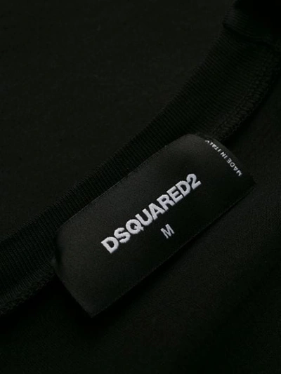 Dsquared2 Pyramid Logo T-shirt In Black
