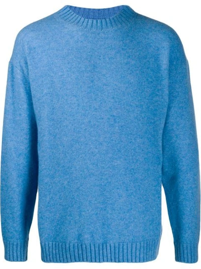 Shop Laneus Long Sleeve Jumper In Blue