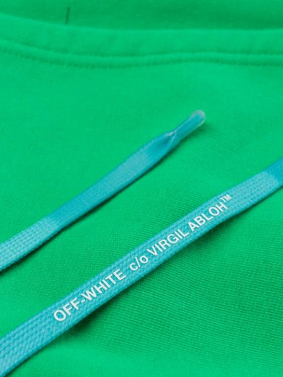 Shop Off-white Public Television Hoodie In Green