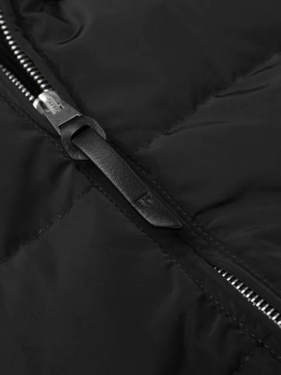 Shop Tom Ford Padded Zip-up Jacket In Black
