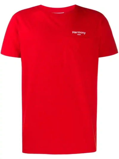 Shop Harmony Paris Teddy T-shirt In Red