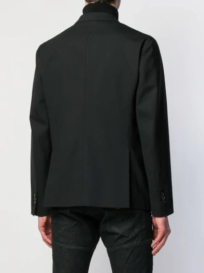 Shop Dsquared2 Biker Blazer In Black