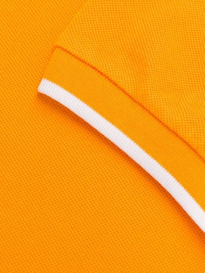 Shop Kenzo Mini Tiger Polo Shirt In Yellow