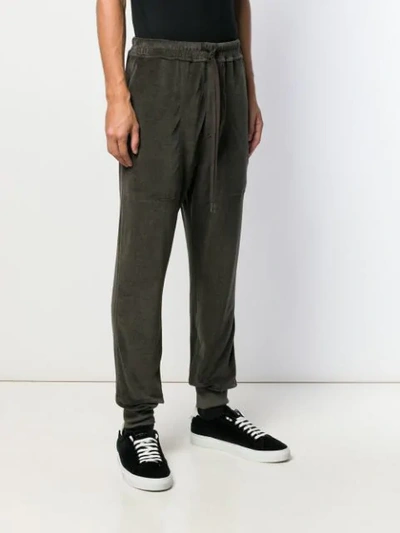 Shop Tom Ford Velvet Sweatpants In Grey