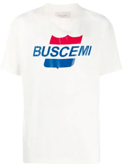 Shop Buscemi Logo Print T In Neutrals