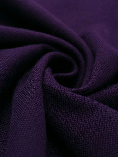 Shop Polo Ralph Lauren Logo Polo Shirt In Purple