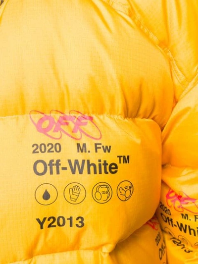 OFF-WHITE OVERSIZED PADDED JACKET - 黄色