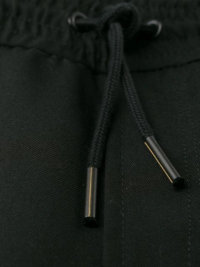 Shop Givenchy Drawstring Trackpants In Black