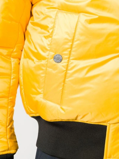 Shop Calvin Klein Jeans Est.1978 Reversible Bomber Jacket In Yellow