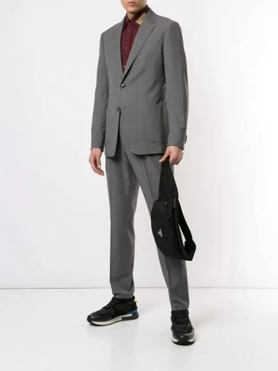 Shop Ermenegildo Zegna Two-piece Formal Suit In Grey