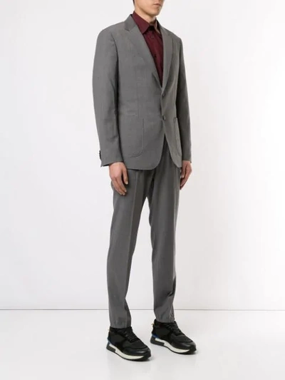 Shop Ermenegildo Zegna Two-piece Formal Suit In Grey