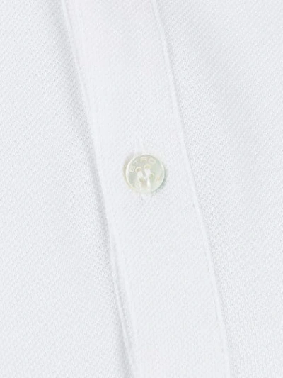 Shop Etro Embroidered Logo Polo Shirt In 0990 White