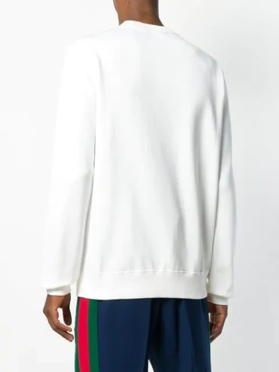 Shop Dolce & Gabbana Logo Sweatshirt In White