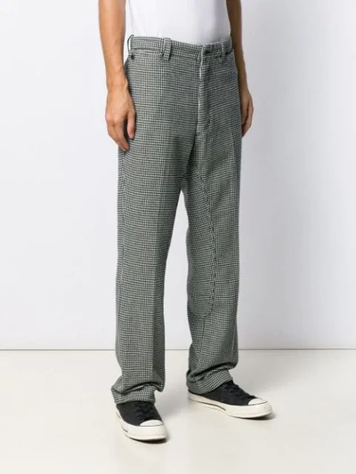 Shop Levi's Houndstooth Drop-crotch Trousers In Black