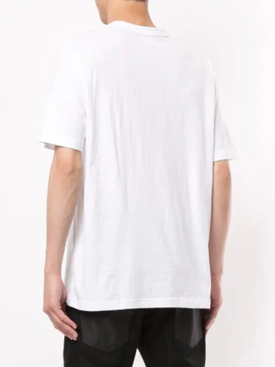 Shop Junya Watanabe Burger Print T-shirt In White