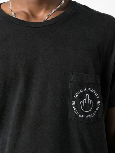 Shop Local Authority Relaxed Fit Print T-shirt In Black