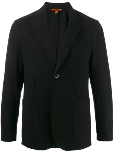 Shop Barena Venezia Single-breasted Blazer In Black