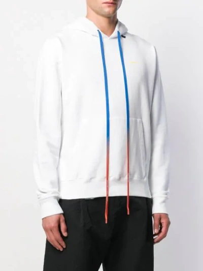 Shop Off-white Arrows Slim Fit Hoodie In White