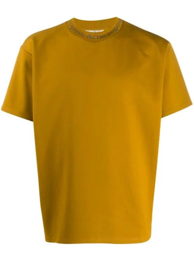 Shop Acne Studios Navid T-shirt In Yellow