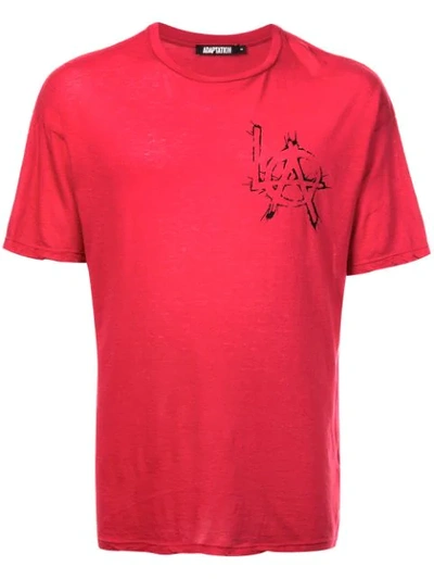 Shop Adaptation Logo Print T In Red