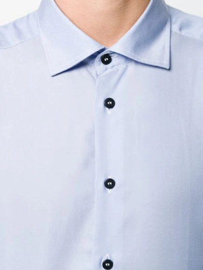 Shop Etro Spread Collar Shirt In 200 Celeste