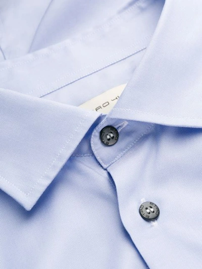 Shop Etro Spread Collar Shirt In 200 Celeste