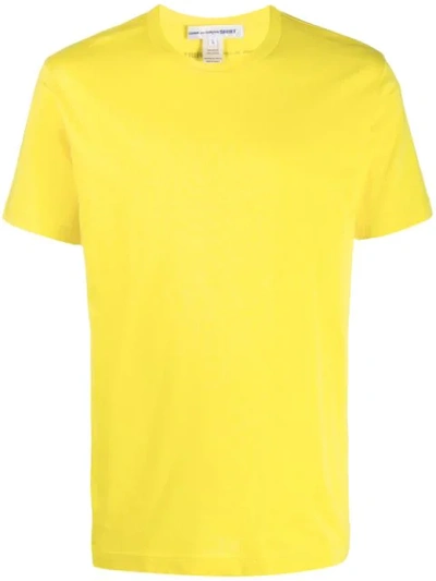 Shop Comme Des Garçons Shirt Basic T-shirt In Yellow