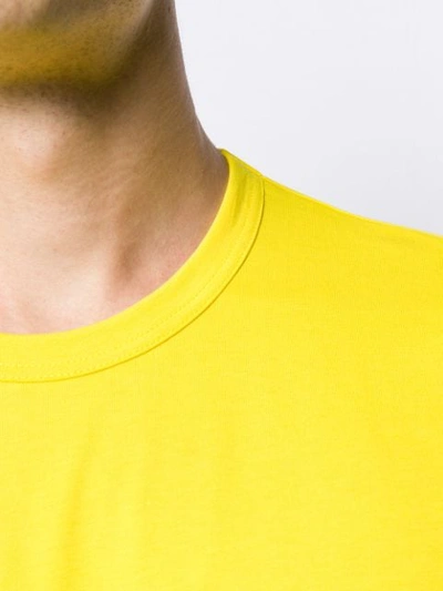 Shop Comme Des Garçons Shirt Basic T-shirt In Yellow