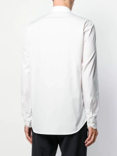 Shop Etro Floral Embroidered Shirt In White