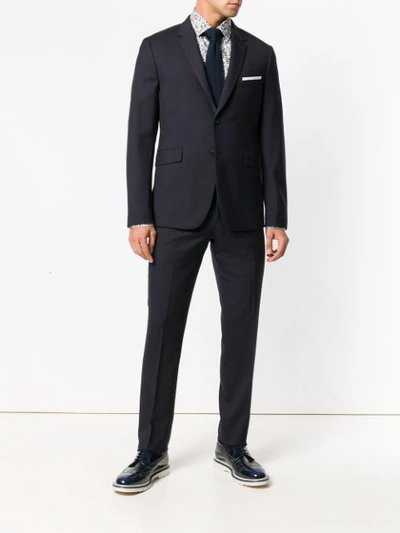 Shop Paul Smith Single Breasted Suit In Blue