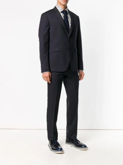 Shop Paul Smith Single Breasted Suit In Blue