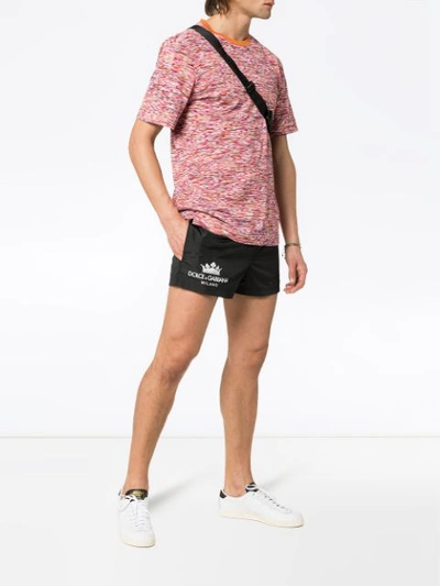 Shop Dolce & Gabbana Logo Swim Shorts - Black