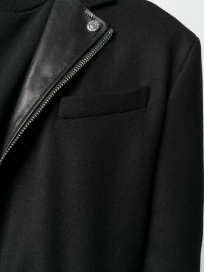 Shop Dsquared2 Classic Zipped Coat In Black