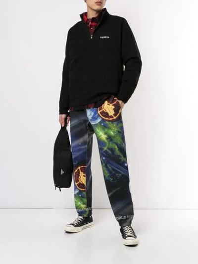 Shop Supreme X Ucdc Public Enemy Track Pants In Black