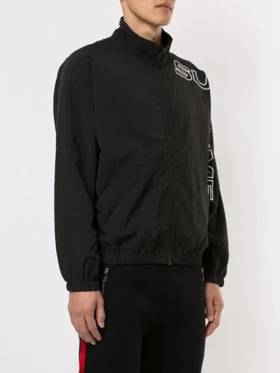 人気提案 Split Supreme 17SS Track Black Jacket - ナイロンジャケット