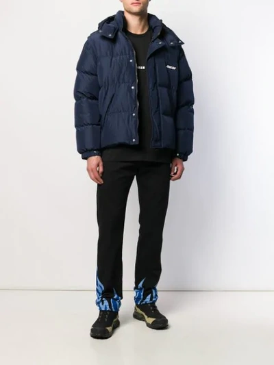 Msgm Viscose Pattern T-shirt In Black