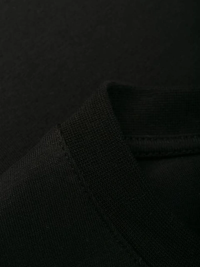 Msgm Viscose Pattern T-shirt In Black