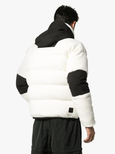 Shop Moncler Hooded Fleece Jacket In 04a