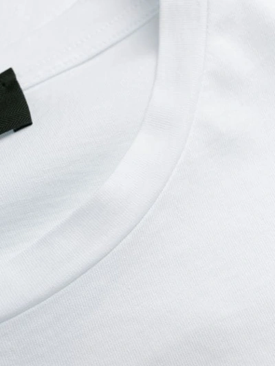 Shop Hydrogen Embroidered T-shirt In White