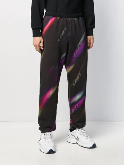 Shop Aries Aurora Track Pants In Black