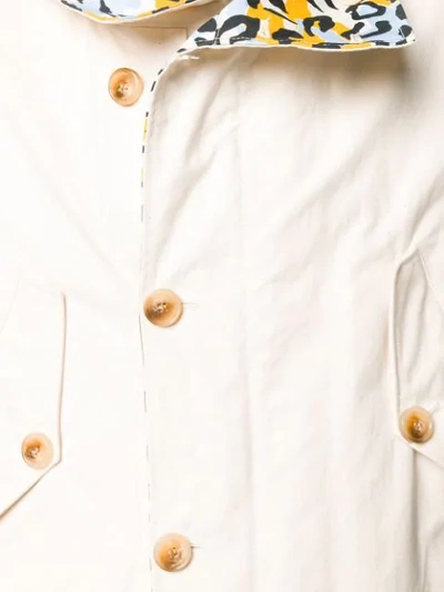 MARNI 豹纹雨衣 - 白色
