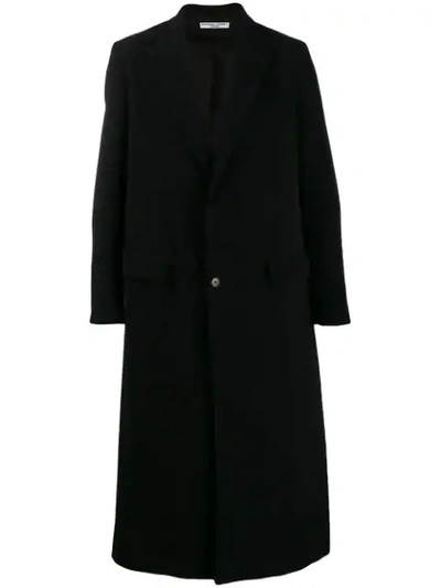 Shop Katharine Hamnett Darwall Midi Coat In Black
