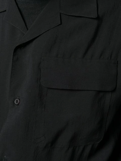 Shop Yohji Yamamoto Chest Pocket Shirt - Black