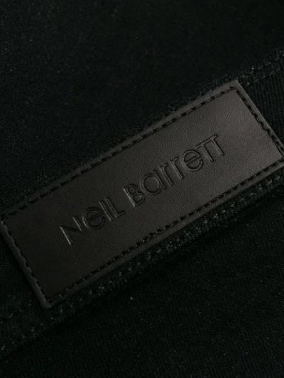 Shop Neil Barrett Flame Jeans In Black