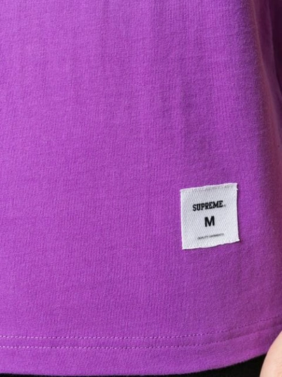 Shop Supreme Logo T-shirt In Purple