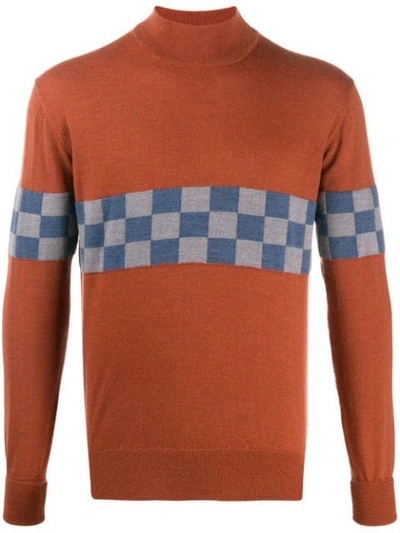 Shop Anglozine Tail End Charlie Jumper In Orange