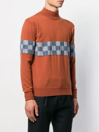 Shop Anglozine Tail End Charlie Jumper In Orange