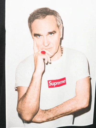Shop Supreme X Comme Des Garçons Morrissey T-shirt In Black